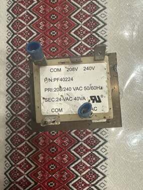 Packard Pf40224 Class II Foot Mount Transformer 208/240v 24v 40va s2